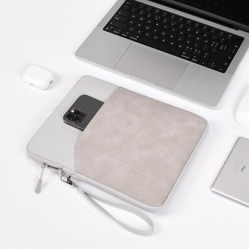 حقيبة حمل للكمبيوتر اللوحي مقاس 9-11 بوصة لجهاز iPad الجديد مقاس 10.9 بوصة / 11 بوصة iPad Pro / 10.2 بوصة iPad / 10.9 بوصة iPad Air 5 4/10.5 iPad Pro Air، حقيبة حماية Samsung Galaxy Tab A8 10.5 بوصة، رمادي in Kuwait
