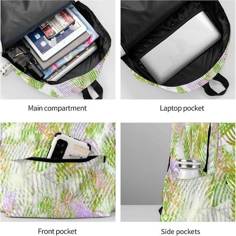 Tangomer Cartoon Magic Movie Backpack 16in Large Capacity Fashionable Versatile Fun Laptop Backpack Cartoon Printed Daypack in Saudi Arabia
