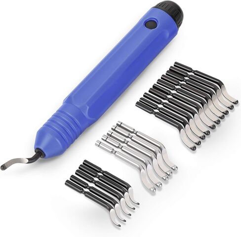 WYNNsky Deburring Tool Kit, 20pcs Rotary Deburr Blades Set for Metal, Plastic, Aluminum and Wood in Saudi Arabia