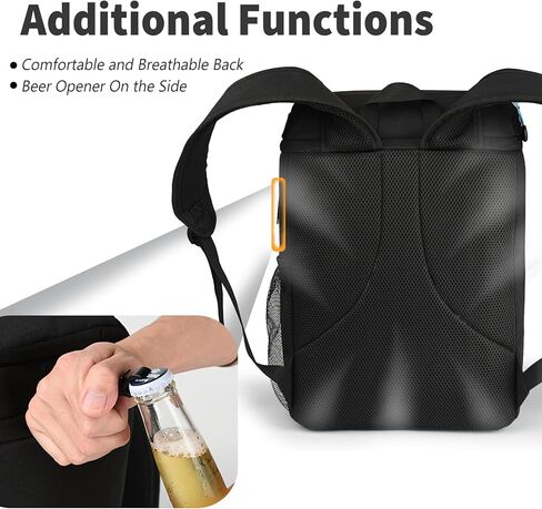 Backpack Cooler,36 Can Cooler Backpack Insulated Waterproof,Leakproof Beach Travel Camping Lightweight Backpack for Men Women in Saudi Arabia