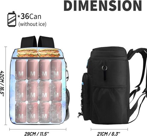 Backpack Cooler,36 Can Cooler Backpack Insulated Waterproof,Leakproof Beach Travel Camping Lightweight Backpack for Men Women in Saudi Arabia