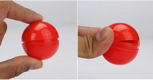 Vaguelly 25pcs Bingo Balls Raffle Balls Balls Openable 40MM Table Activity Balls Plastic Hollow Pong Balls for Raffles Bingo Game Entertainment DIY Project, Red Outdoor Decor in Saudi Arabia