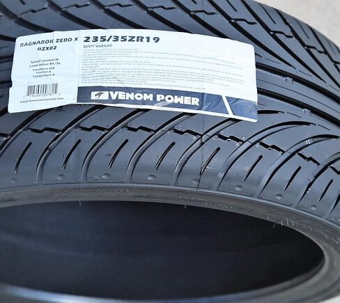 Venom Power Ragnarok Zero X Summer Passenger Car High Performance Radial Tire-225/30R20 225/30ZR20 225/30/20 225/30-20 85W Load Range XL 4-Ply BSW Black Side Wall UTQG 420AA in Saudi Arabia