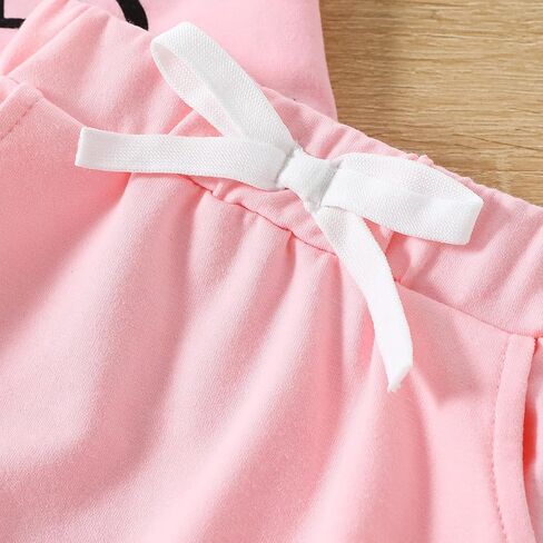 ملابس fhutpw للفتيات الصغيرات بأكمام قصيرة وقمصان وقمصان قصيرة ومجموعات ملابس صيفية 3 6 12 18 شهرًا (Wild Like My Curls Pink، 18-24 شهرًا) in Kuwait