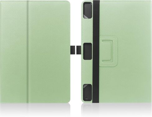 HoYiXi Universal Case for 9-10.1 inch Tablet Fire HD 10/ Fire HD 10 Plus with Stand Folio and Hand Strap Protective Cover for 9"-10.1" Samsung Huawei Android Tablet - Green in Saudi Arabia