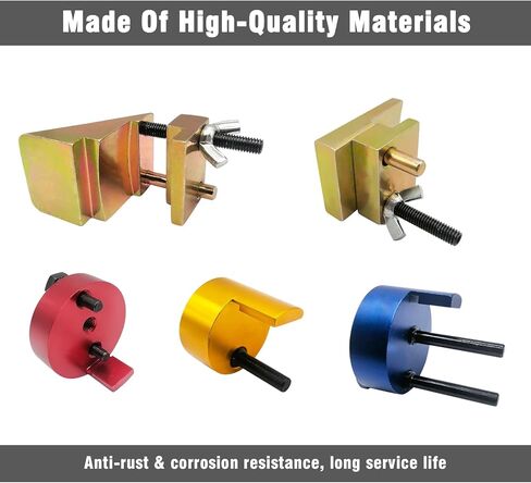 BOVIEER Auxiliary Stretch Belt Removal Installation Tool Set, Engine Pulley Drive Belt Remover Installer Kit Compatible with Ford BMW Benz Audi Fiat Peugeot in Kuwait