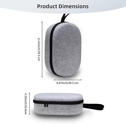 Carrying Case for Apple Vision Pro and Lens Protector for Apple Vision Pro - Bag Compatible with Apple Vision Pro - Protective Vision Pro - Accesories for Vision Pro - Protector Vision Pro TopQuality in Saudi Arabia