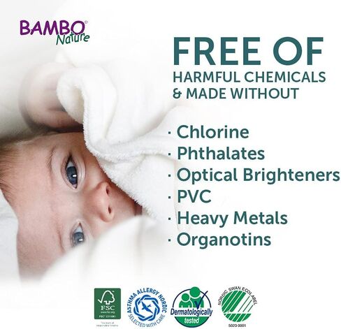 سراويل Bambo Nature Premium Dreamy Night: للفتيات من عمر 4 إلى 7 سنوات، عدد 60 قطعة in Kuwait