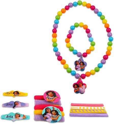 Disney Encanto Gift Set for Girls - Bundle with Encanto Mini Backpack Plus Encanto Jewelry Set with Necklace, Hair Clips, and More Accessories | Encanto Birthday Gifts in Saudi Arabia