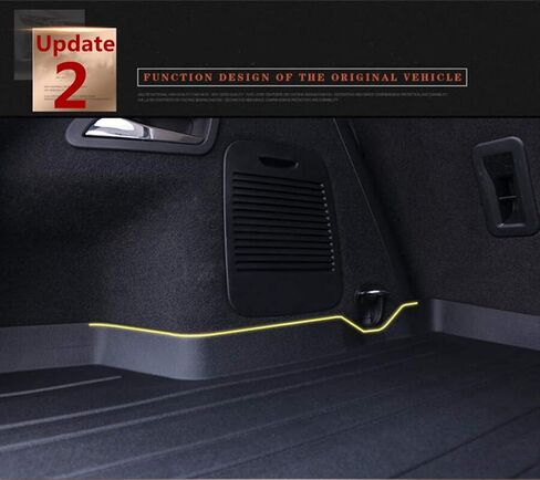 All Weather Rear Cargo Liners Trunk Tray Mats Protector Custom Compatible with KIA Sportage 2017 2018 2019 2020 2021 2022, 3D Waterproof Durable Odorless Flexible Black TPO Accessories in Saudi Arabia