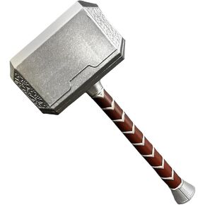 17" Foam Norse Thunder God Hammer Prop Replica for Costume, Cosplay, and Collection Silver in Kuwait
