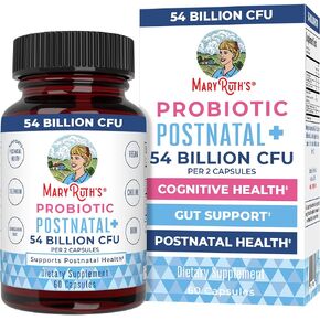 MaryRuth's Postnatal Probiotics for Breastfeeding Women | Nursing Probiotic Capsules with Vitamins | Minerals & Antioxidants | 54 Billion CFU | Non-GMO | Vegan | 30 Servings in Kuwait