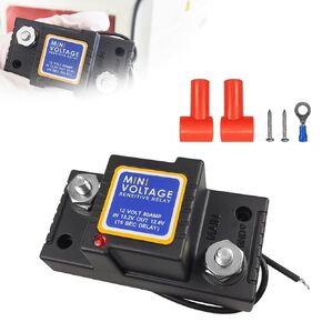 Dual Battery Isolator 12V 140amp, Voltage Sensitive Relay VSR, Smart Battry Isolator Compatible with UTV Marine car RV Boat Truck Trailer ATV Camper Moto, Not Fit for Lithium Batteries in Kuwait