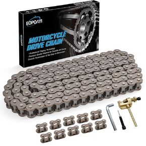 25H Drive Chain 126 Links Compatible with Razor MX350 MX400, MX350 Chain for ZR350 SX350 Dirt Bike McGrath Electric Scooter Dirt Rocket Bike Heavy Duty Parts with Chain Breaker in Kuwait