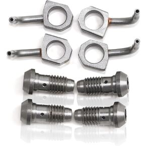 06B103154 4Pcs Oil Spray Nozzle Set Compatible with VW Golf Jetta Passat Beetle Touran Audi A3 A4 A6 S3 S4 S6 Avant TT 06B103154D 06B103154B in Kuwait