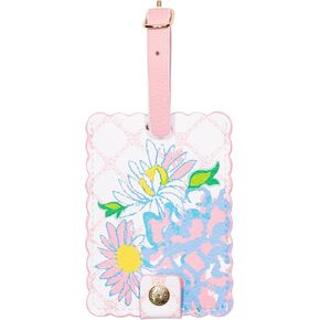 علامة الأمتعة الجلدية ذات شكل صدفي من ليلي بوليتزر مع حزام آمن، معرف حقيبة ملون للسفر، منزل حديقة ليلي in Kuwait