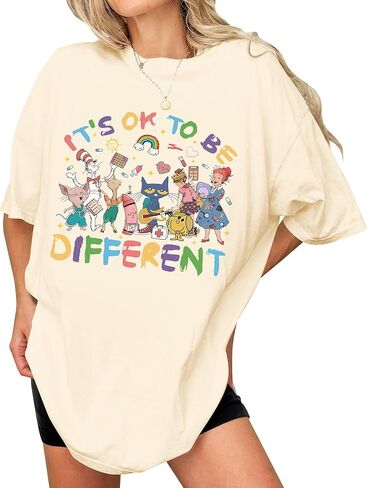 قميص لا بأس أن تكون مختلفًا - قميص للتوعية بالتوحد - تي شيرت لمدرسي التعليم الخاص in Kuwait