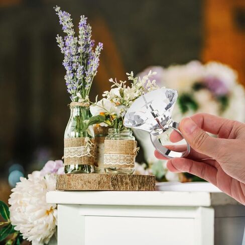 balacoo Diamond Paperweight Large: Jewels Wedding Decorations Centerpieces Simulated Ring Props, Crystal Wedding Ring for Decor in Saudi Arabia