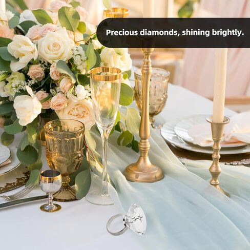 balacoo Diamond Paperweight Large: Jewels Wedding Decorations Centerpieces Simulated Ring Props, Crystal Wedding Ring for Decor in Saudi Arabia
