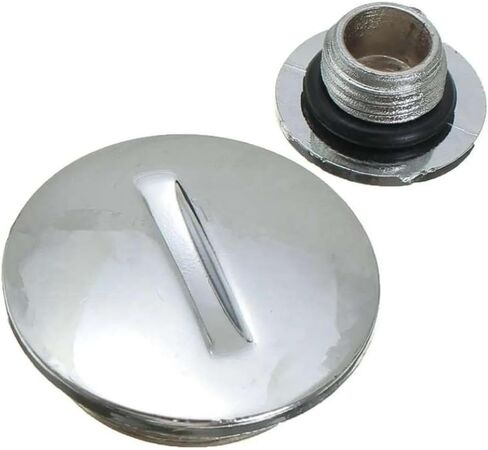Small Round Trim Cap AB Viewport Cap Screw Cap For 50-110CC ATV Engine Left Side Compatible With Automotive Motorcycle Parts in Saudi Arabia