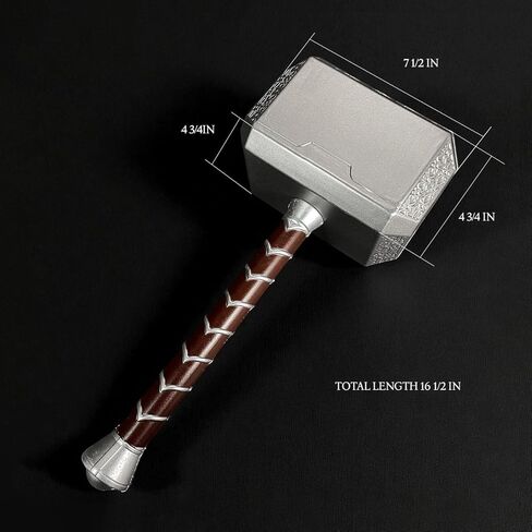 نسخة طبق الأصل من دعامة فوم نورس ثاندر جود هامر مقاس 43.18 سم للأزياء التنكرية والتشكيلة الفضية in Kuwait