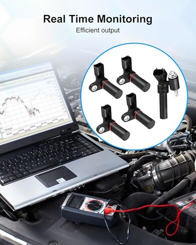 Camshaft Crankshaft Position Sensor Fit for Ford Edge Explorer F-150 Flex Fusion Mustang Lincoln MKS, Replace PC753 907854 907-854 7T4Z6C315B, Engine Camshaft Crankshaft Position Sensors, 5 Pcs in Saudi Arabia