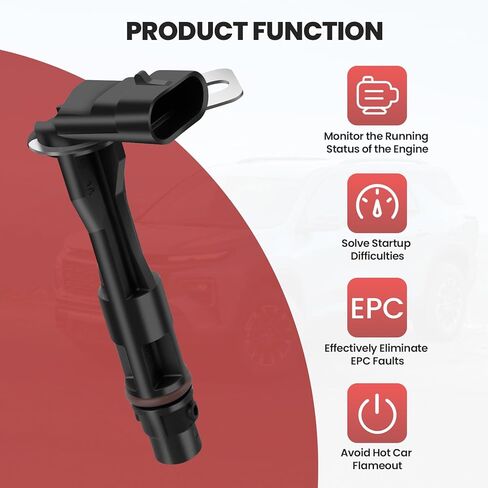 2PCS Engine Cam Camshaft Position Sensor Fit for 99-06 Chevrolet Silverado & Tahoe & GMC Sierra & Yukon, 00-06 Suburban, 02-06 Cadillac Escalade, Replace 12561211 Replacement Accessories in Saudi Arabia