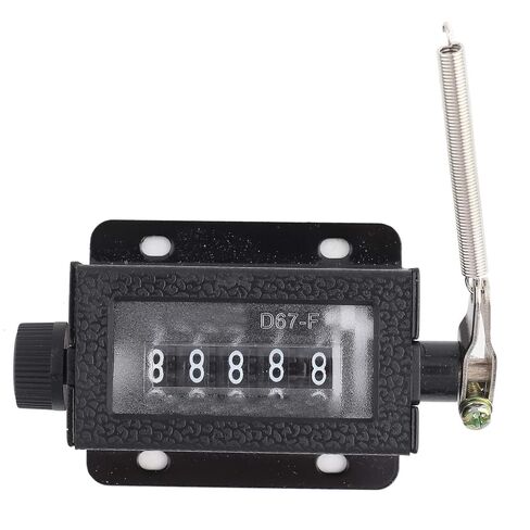 5-Digit Mechanical Counter with Reset Manual Pull Stroke Tally Counter for Textile Packaging Printing Machinery in Saudi Arabia