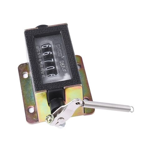 5-Digit Mechanical Counter with Reset Manual Pull Stroke Tally Counter for Textile Packaging Printing Machinery in Saudi Arabia