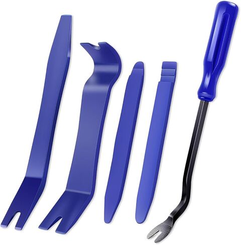 5 pcs Auto Trim Removal Tool Kit No Scratch Plastic Pry Tool Dash Radio Installer in Saudi Arabia
