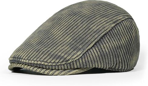 CLAPE Knitted Newsboy Cap for Men, Vintage Catsby Flat Ivy Driving Cap with Short Brim in Saudi Arabia