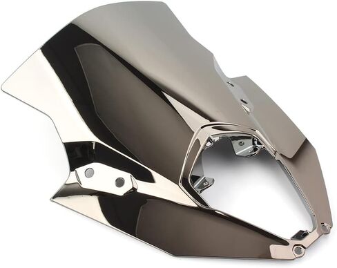 Lirun Windscreen Protector Wind Deflector Windshield Plastic Fairing Silver for Kawasaki ER6F Ninja 650 EX-6 2020 2021 2022 in Saudi Arabia