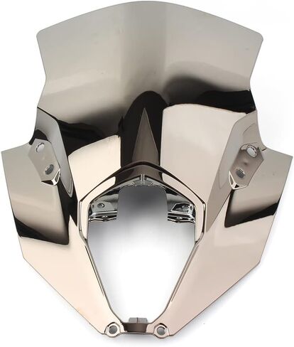 Lirun Windscreen Protector Wind Deflector Windshield Plastic Fairing Silver for Kawasaki ER6F Ninja 650 EX-6 2020 2021 2022 in Saudi Arabia