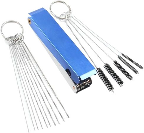 Carburetor Jets Remove Cleaning Tool Needles Brushes Set for Carburetter Jet Injector Nozzle Wire Clean Tools(Brushes) in Saudi Arabia