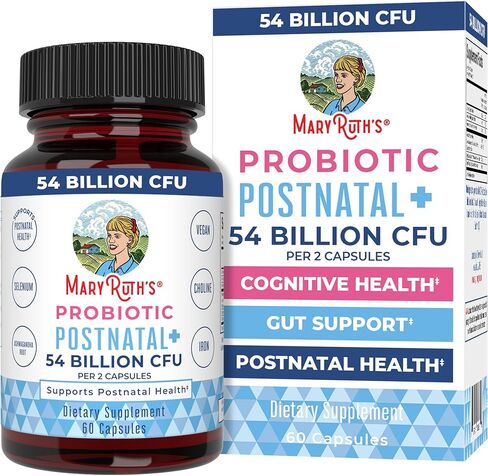 MaryRuth's Postnatal Probiotics for Breastfeeding Women | Nursing Probiotic Capsules with Vitamins | Minerals & Antioxidants | 54 Billion CFU | Non-GMO | Vegan | 30 Servings in Kuwait