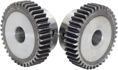 1M40T Spur Gear Bore 6/6.35/7/8/10 /12-20mm Carbon Steel Metal 1Pcs(1M40T-Bore 15x5x2.3) in Saudi Arabia