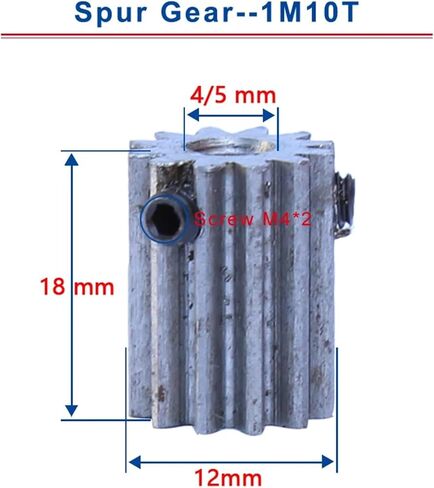 1M10T حفز والعتاد تتحمل 4 / 5mm البسيطة الكربون الصلب المواد المعدنية 2PCS in Saudi Arabia