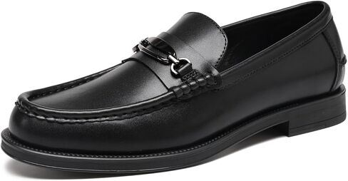 DECARSDZ Men's Slip On Dress Shoes Driving Shoe Black Penny Loafers for Men in Saudi Arabia