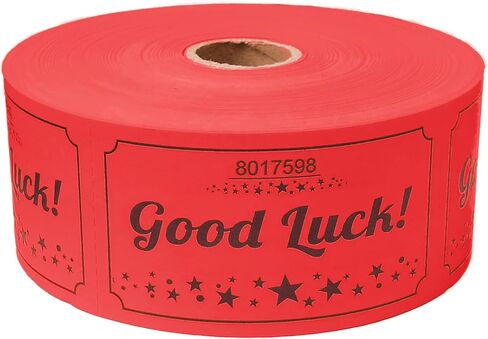 600 قطعة من تذاكر يانصيب كبيرة، وبطاقات يانصيب الحظ السعيد مع نموذج دخول للاسم والهاتف والبريد الإلكتروني - مثالية لجمع التبرعات والسحوبات وسحوبات الجوائز والأحداث وأنشطة الفصل الدراسي - أزرق in Kuwait