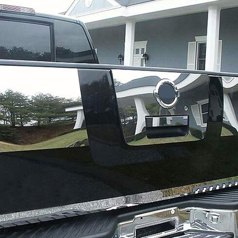 4p Chrome 11 3/4' Extended Tailgate Trim fit for Nissan Titan 2004-2013 in Saudi Arabia