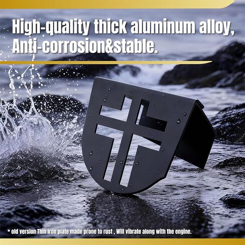 ترقية الألومنيوم دراجة صغيرة مخلب غطاء سلسلة الحرس خفيفة الوزن وسميكة لمحركات استنساخ المفترس 212cc 196cc لكولمان CT200U CT200U-EX CT100 BT200X (أسود) in Kuwait