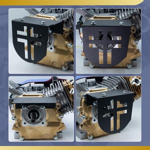 ترقية الألومنيوم دراجة صغيرة مخلب غطاء سلسلة الحرس خفيفة الوزن وسميكة لمحركات استنساخ المفترس 212cc 196cc لكولمان CT200U CT200U-EX CT100 BT200X (أسود) in Kuwait