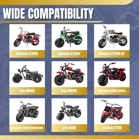 ترقية الألومنيوم دراجة صغيرة مخلب غطاء سلسلة الحرس خفيفة الوزن وسميكة لمحركات استنساخ المفترس 212cc 196cc لكولمان CT200U CT200U-EX CT100 BT200X (أسود) in Kuwait