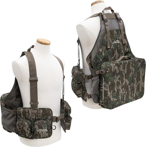 ALPS OutdoorZ Traditions تركيا سترة صيد - سترة Mossy Oak Greenleaf Field مع تخزين منظم، ملاءمة مريحة وبنية متينة لصيد الربيع في تركيا in Saudi Arabia