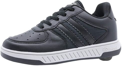 Beppi Roller Sneakers for Girls & Boys –Skate Shoes with Wheels Black, Size 3 in Saudi Arabia