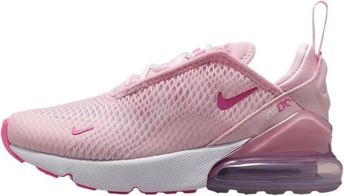 حذاء Nike Air Max 270 للأطفال الصغار (IB4436-663، إسفنج وردي/أبيض قمة/بنفسجي بلاتيني/وردي مرح) مقاس 3 in Saudi Arabia