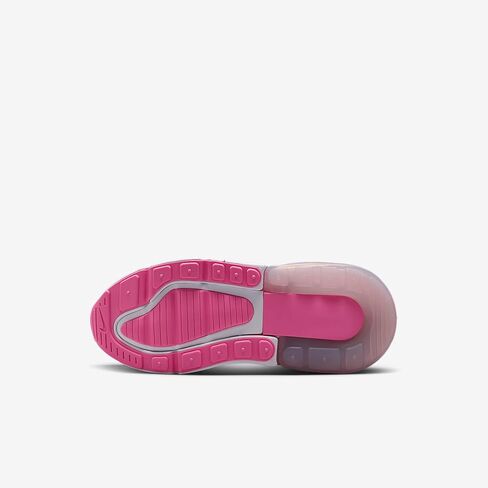 حذاء Nike Air Max 270 للأطفال الصغار (IB4436-663، إسفنج وردي/أبيض قمة/بنفسجي بلاتيني/وردي مرح) مقاس 3 in Saudi Arabia