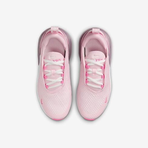 حذاء Nike Air Max 270 للأطفال الصغار (IB4436-663، إسفنج وردي/أبيض قمة/بنفسجي بلاتيني/وردي مرح) مقاس 3 in Saudi Arabia