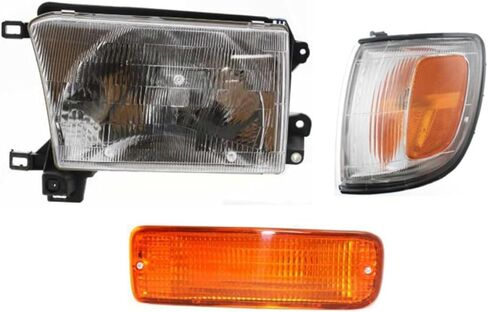 مجموعة المصابيح الأمامية البديلة للسائق تناسب Toyota 4Runner 1996-1997 2.7L I4 (قاعدة) in Saudi Arabia