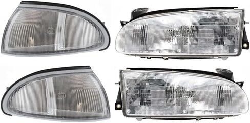 Sawyer Auto Replacement Headlight Kit fits Geo Prizm 1996-1997 1.6L I4 Driver and Passenger Side in Saudi Arabia